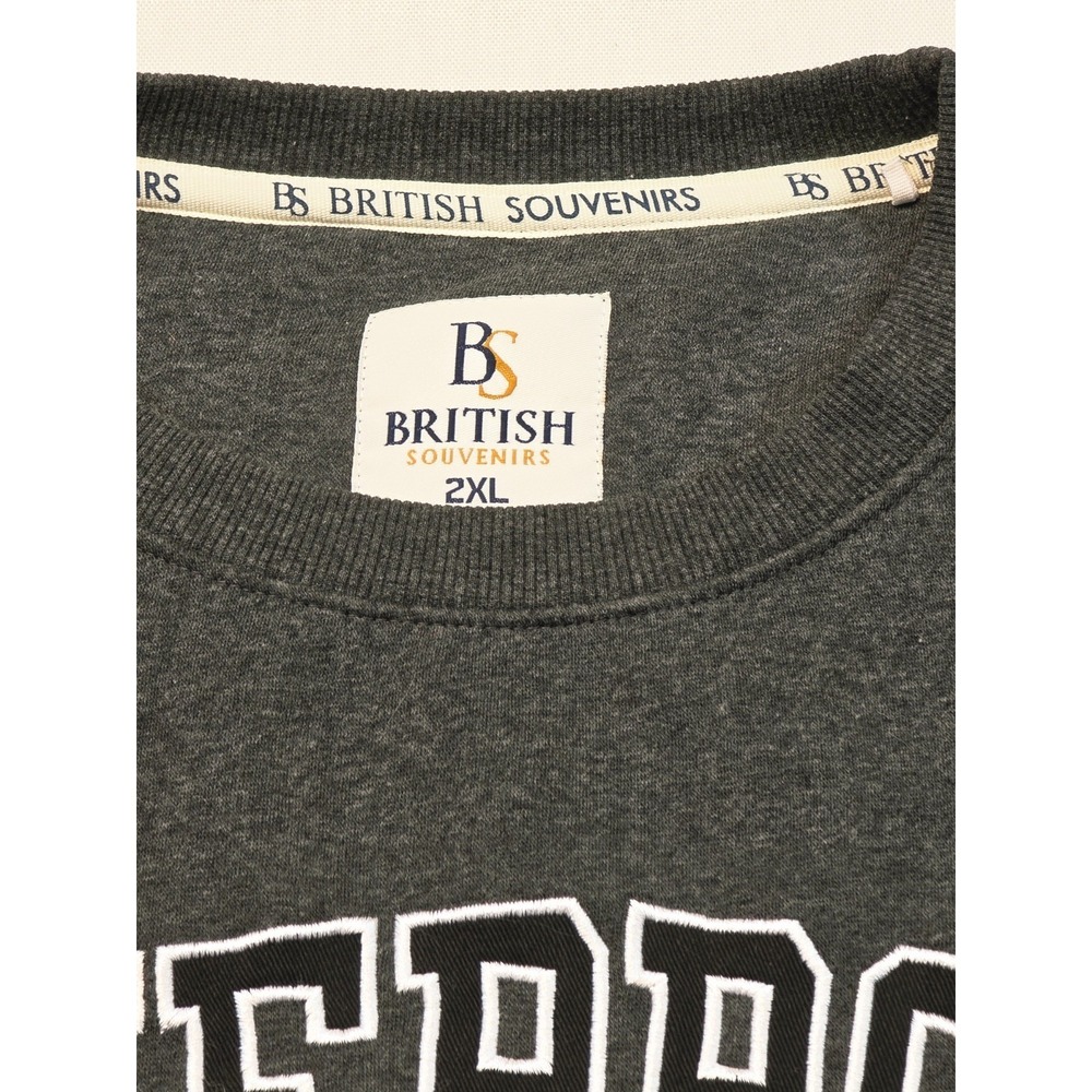 Liverpool England Sweatshirt 2XL British Souvenirs Dark Gray Crewneck Union Jack - Picture 4 of 16